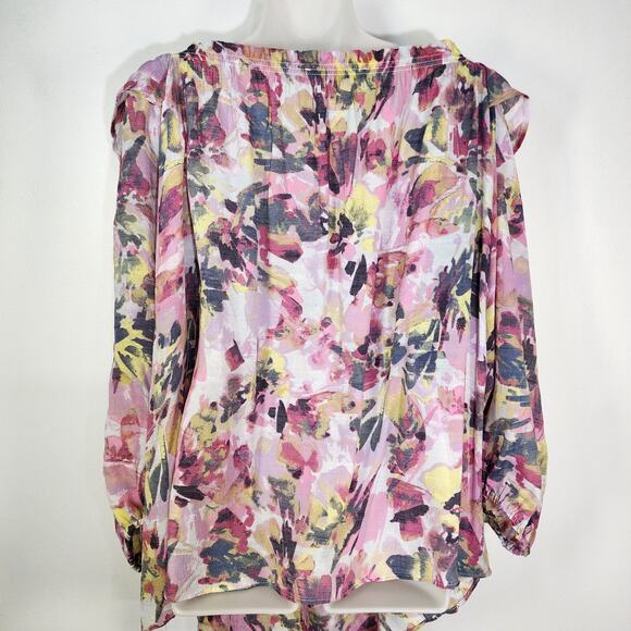 Zac & Rachel Top Womens Size 3X Blouse 3/4 Sleeve On Off Shoulder Romantic Fairy - Picture 8 of 13